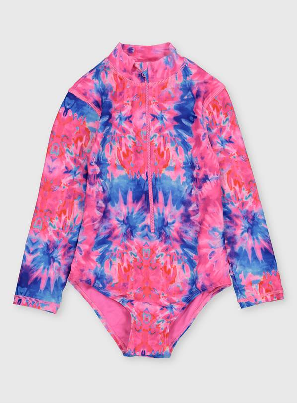 Buy Neon Tie Dye Rash Body 1.52 years Swimwear Argos